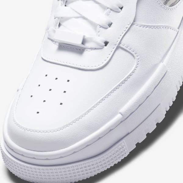 Scarpe Da Ginnastica Donna Nike Air Force 1 Pixel SE Bianche Grigie Bianche | NK761HTV