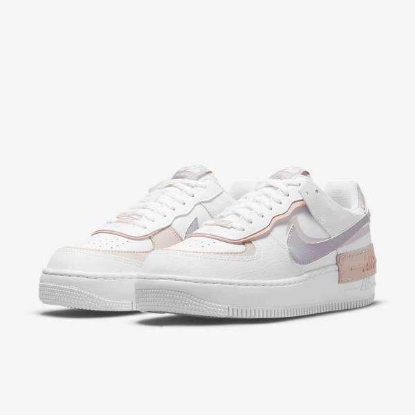 Scarpe Da Ginnastica Donna Nike Air Force 1 Shadow Bianche Rosa Rosa Grigie | NK781HVK