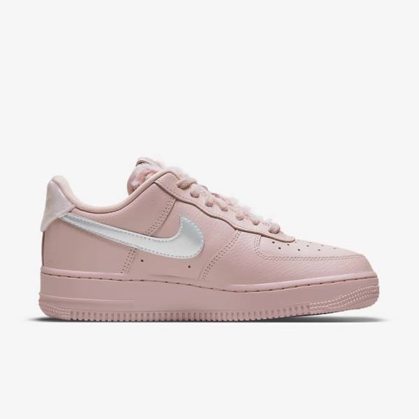 Scarpe Da Ginnastica Donna Nike Air Force 1 07 Rosa Metal Argento | NK948YHC