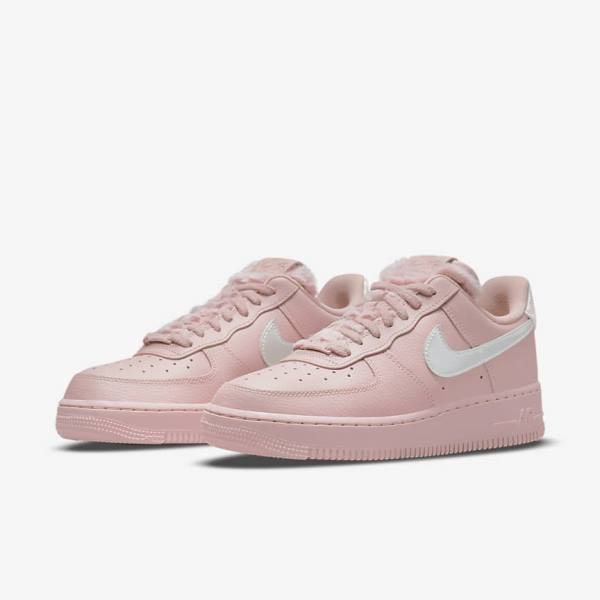 Scarpe Da Ginnastica Donna Nike Air Force 1 07 Rosa Metal Argento | NK948YHC