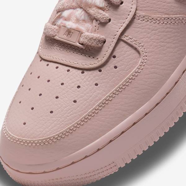 Scarpe Da Ginnastica Donna Nike Air Force 1 07 Rosa Metal Argento | NK948YHC