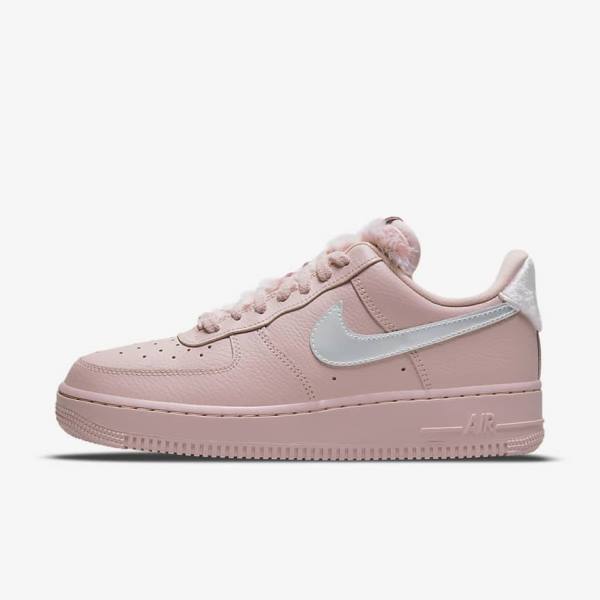 Scarpe Da Ginnastica Donna Nike Air Force 1 07 Rosa Metal Argento | NK948YHC