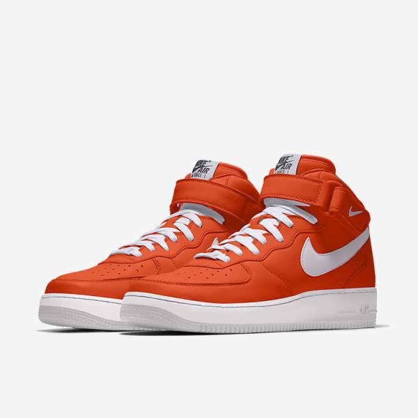 Scarpe Da Ginnastica Donna Nike Air Force 1 Mid By You Custom Colorate | NK956MOJ