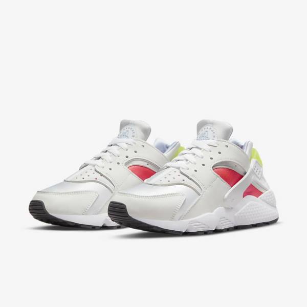 Scarpe Da Ginnastica Donna Nike Air Huarache Bianche Rosse Chiaro Nere | NK056KGB