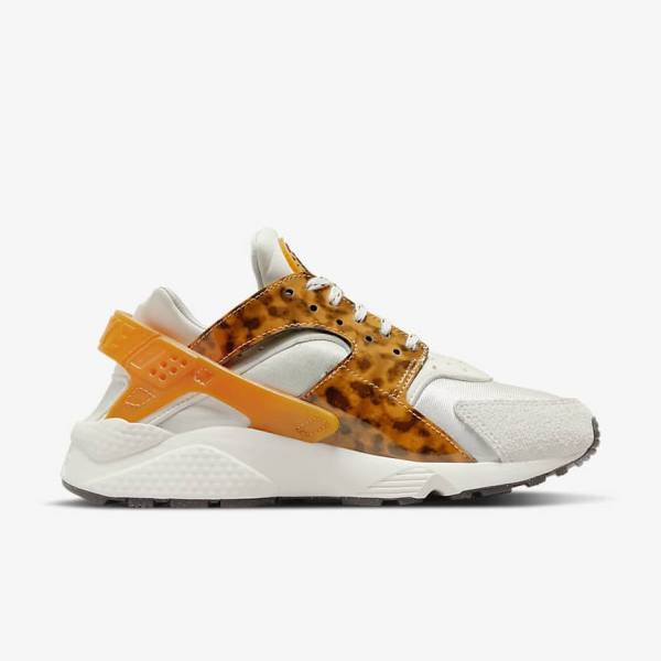 Scarpe Da Ginnastica Donna Nike Air Huarache Marroni Beige Chiaro Gialle | NK156LBT