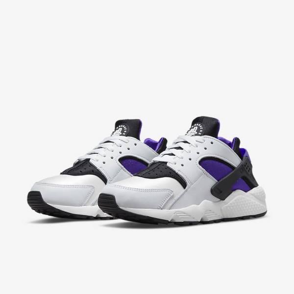 Scarpe Da Ginnastica Donna Nike Air Huarache Bianche Viola Nere | NK324WUY