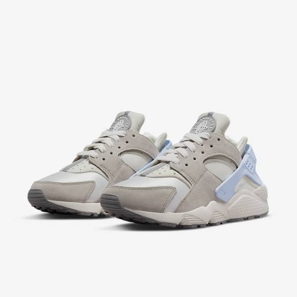 Scarpe Da Ginnastica Donna Nike Air Huarache Bianche Grigie | NK591VDC