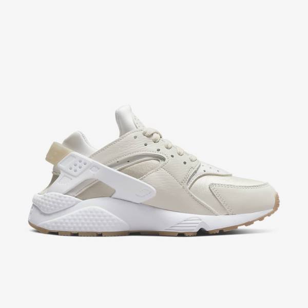 Scarpe Da Ginnastica Donna Nike Air Huarache Khaki Marroni Chiaro Bianche | NK794JBT