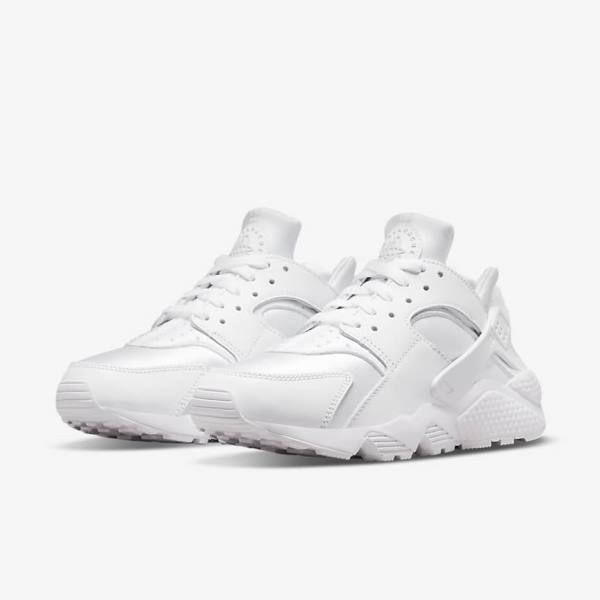 Scarpe Da Ginnastica Donna Nike Air Huarache Bianche Platino | NK842ZWP