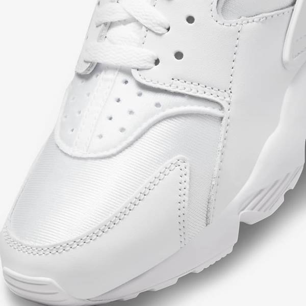 Scarpe Da Ginnastica Donna Nike Air Huarache Bianche Platino | NK842ZWP