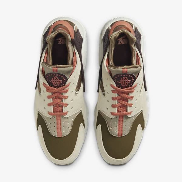 Scarpe Da Ginnastica Donna Nike Air Huarache SP Khaki Bordeaux | NK893GCX