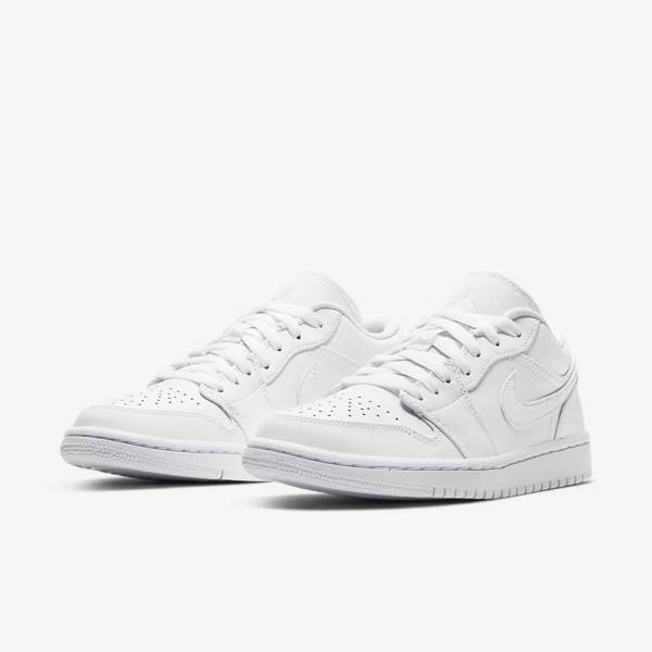 Scarpe Da Ginnastica Donna Nike Air Jordan 1 Low Bianche | NK014SIU