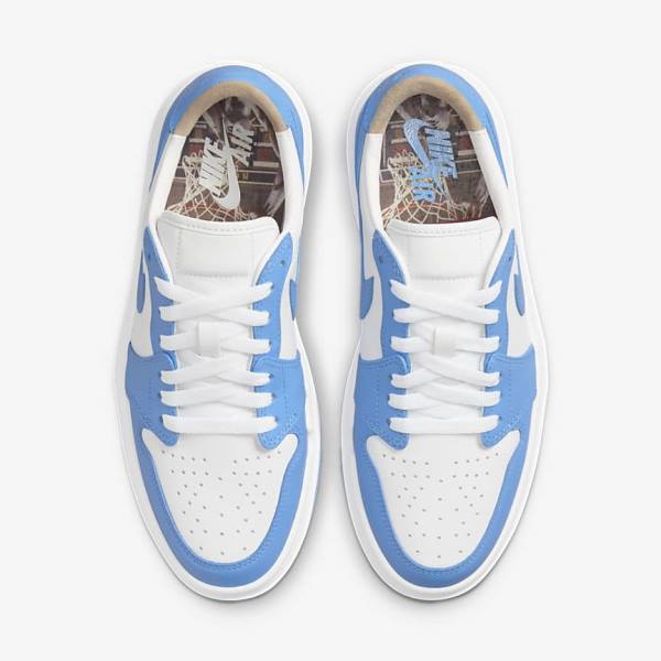 Scarpe Da Ginnastica Donna Nike Air Jordan 1 Elevate Low SE Bianche Nere Blu | NK607XTM