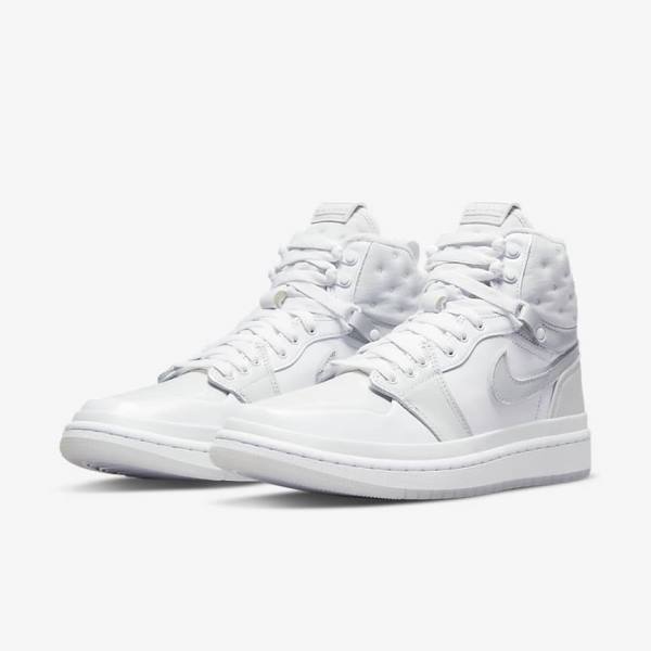 Scarpe Da Ginnastica Donna Nike Air Jordan 1 Acclimate Bianche Grigie | NK945NTW