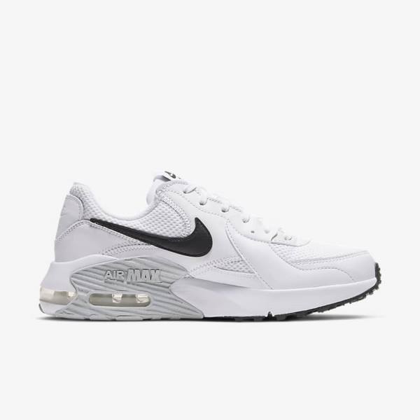 Scarpe Da Ginnastica Donna Nike Air Max Excee Bianche Platino Nere | NK045MOZ