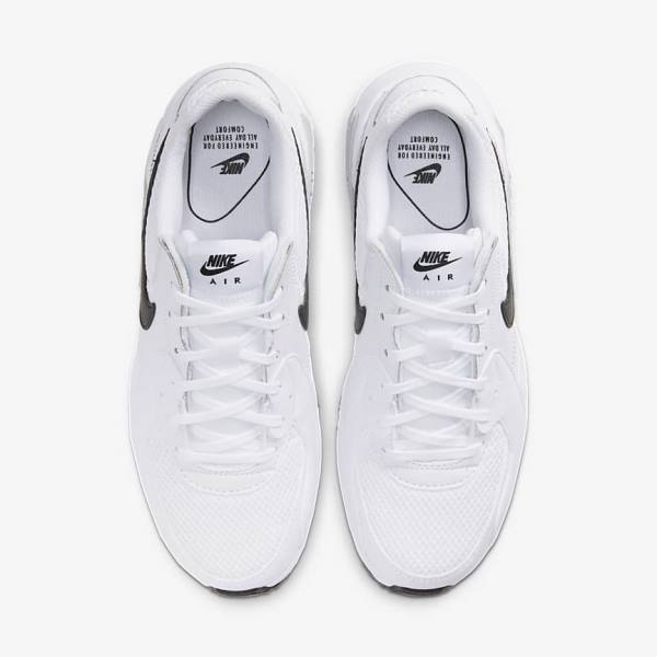 Scarpe Da Ginnastica Donna Nike Air Max Excee Bianche Platino Nere | NK045MOZ