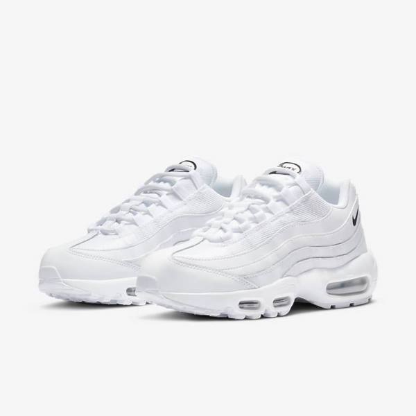 Scarpe Da Ginnastica Donna Nike Air Max 95 Essential Bianche Nere | NK265VBD