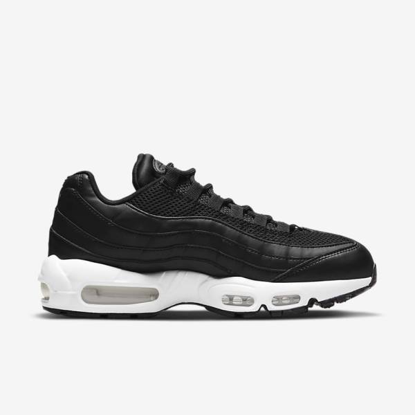 Scarpe Da Ginnastica Donna Nike Air Max 95 Nere Bianche | NK450BOU