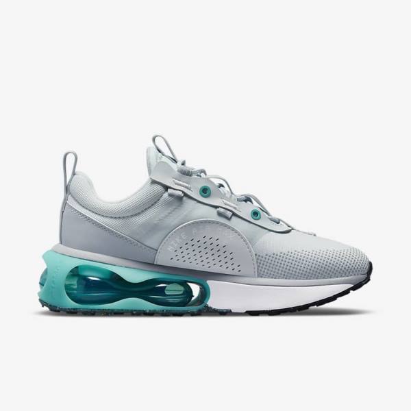 Scarpe Da Ginnastica Donna Nike Air Max 2021 Platino Verde Acqua Grigie Nere | NK492SAW