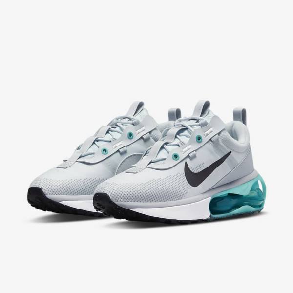 Scarpe Da Ginnastica Donna Nike Air Max 2021 Platino Verde Acqua Grigie Nere | NK492SAW