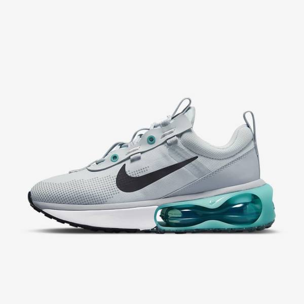 Scarpe Da Ginnastica Donna Nike Air Max 2021 Platino Verde Acqua Grigie Nere | NK492SAW