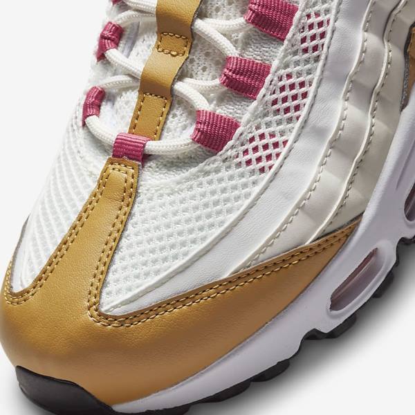 Scarpe Da Ginnastica Donna Nike Air Max 95 Bianche Marroni Verdi | NK493VDR