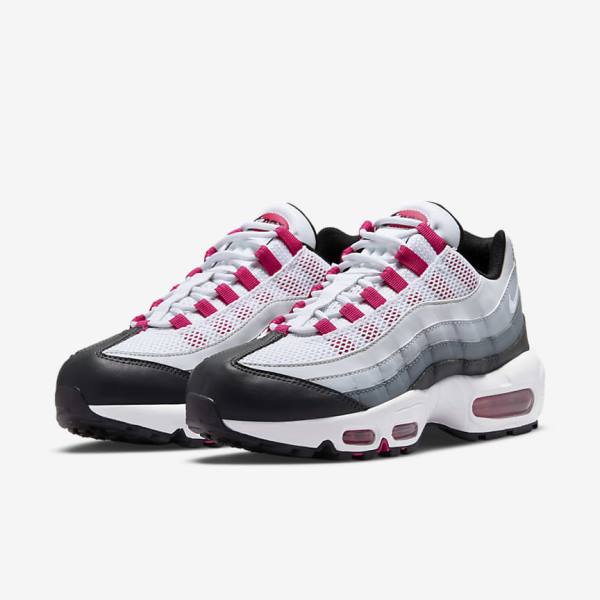 Scarpe Da Ginnastica Donna Nike Air Max 95 Grigie Scuro Grigie Bianche | NK516XIW