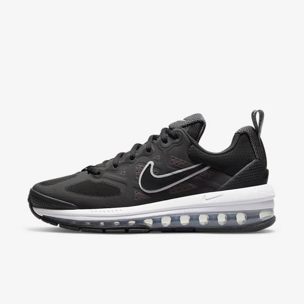 Scarpe Da Ginnastica Donna Nike Air Max Genome Nere Grigie Scuro Bianche Nere | NK543MUZ