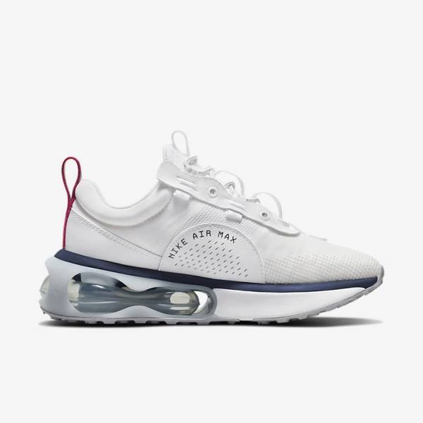 Scarpe Da Ginnastica Donna Nike Air Max 2021 Bianche Blu Platino Rosa | NK571NFC