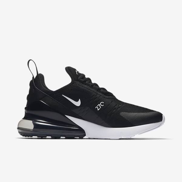 Scarpe Da Ginnastica Donna Nike Air Max 270 Nere Bianche Grigie Scuro | NK704MJT