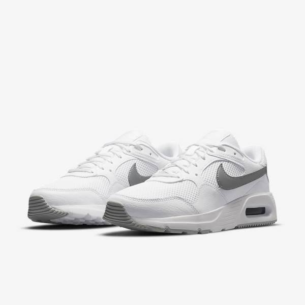 Scarpe Da Ginnastica Donna Nike Air Max SC Bianche Platino Metal Platino | NK761UEW