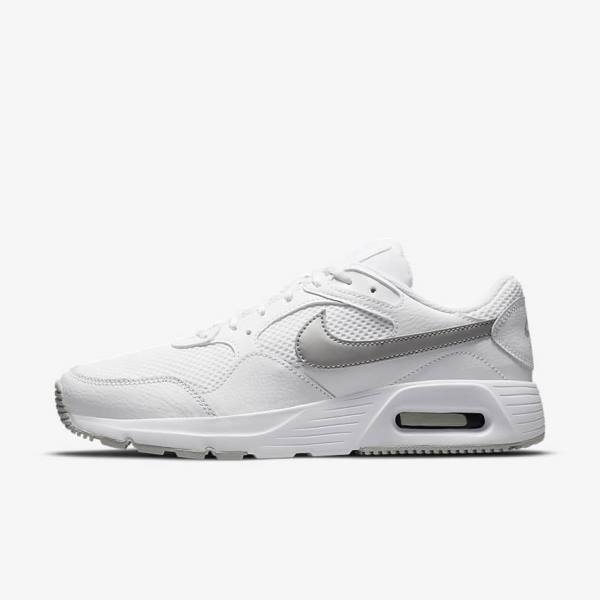 Scarpe Da Ginnastica Donna Nike Air Max SC Bianche Platino Metal Platino | NK761UEW