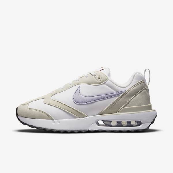 Scarpe Da Ginnastica Donna Nike Air Max Dawn Bianche Beige Chiaro Nere Viola | NK793BPU