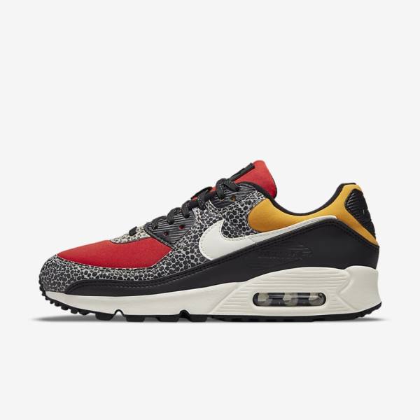 Scarpe Da Ginnastica Donna Nike Air Max 90 SE Nere Rosse | NK849WEV