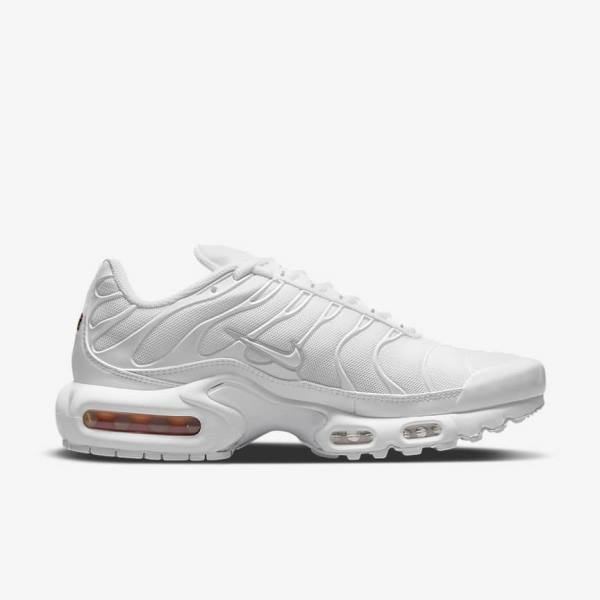 Scarpe Da Ginnastica Donna Nike Air Max Plus Bianche Platino Bianche | NK912IMH