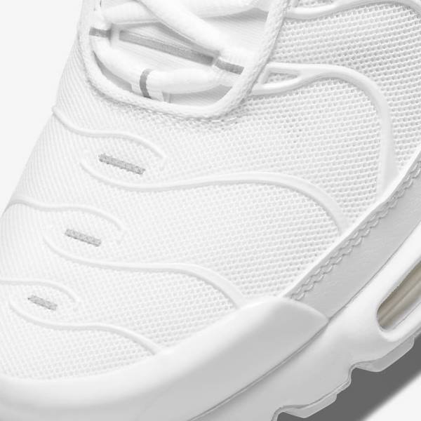 Scarpe Da Ginnastica Donna Nike Air Max Plus Bianche Platino Bianche | NK912IMH