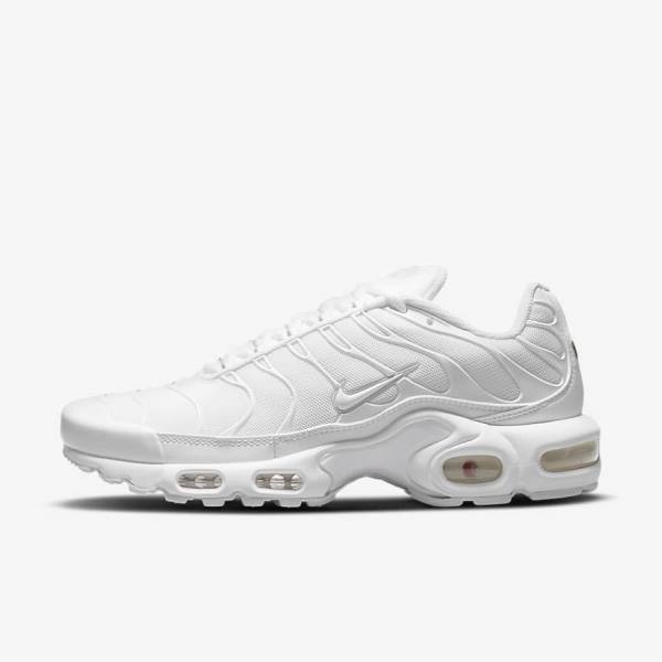 Scarpe Da Ginnastica Donna Nike Air Max Plus Bianche Platino Bianche | NK912IMH