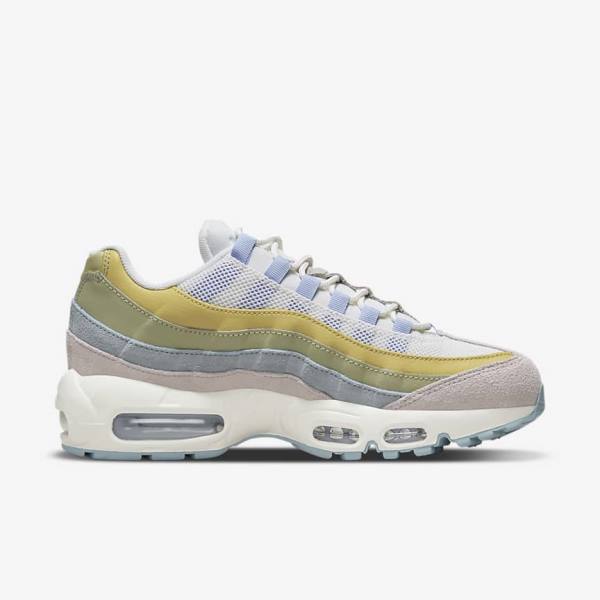 Scarpe Da Ginnastica Donna Nike Air Max 95 Blu Chiaro Verde Oliva | NK973THF