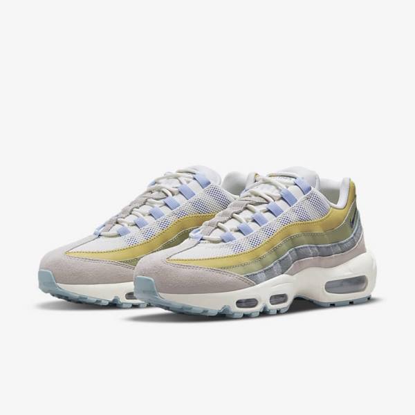 Scarpe Da Ginnastica Donna Nike Air Max 95 Blu Chiaro Verde Oliva | NK973THF