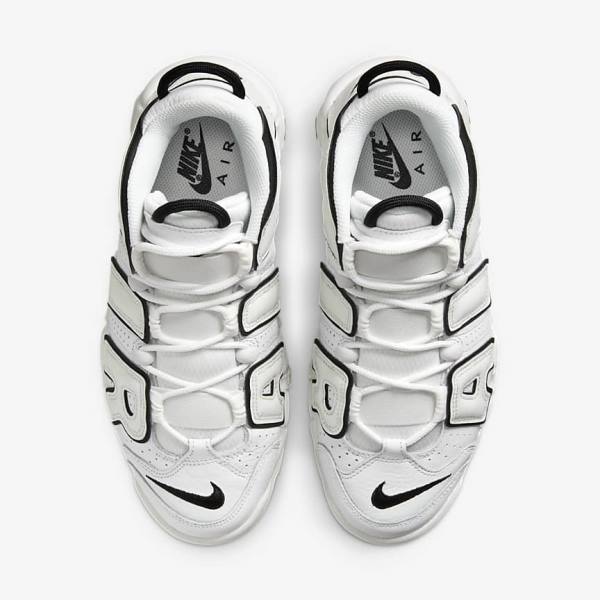 Scarpe Da Ginnastica Donna Nike Air More Uptempo Bianche Nere | NK726XYF