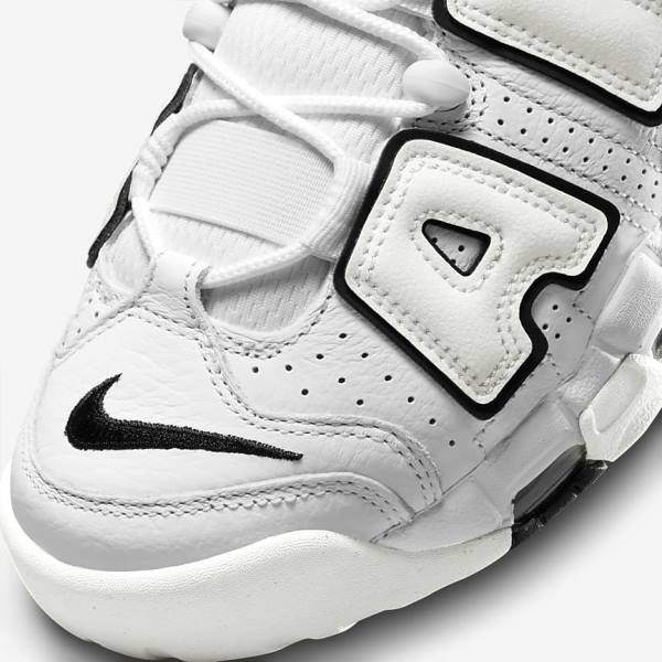 Scarpe Da Ginnastica Donna Nike Air More Uptempo Bianche Nere | NK726XYF