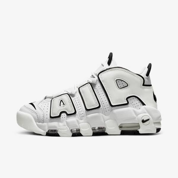 Scarpe Da Ginnastica Donna Nike Air More Uptempo Bianche Nere | NK726XYF