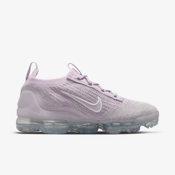 Scarpe Da Ginnastica Donna Nike Air VaporMax 2021 FK Rosa Chiaro Bianche Metal Argento Viola | NK046FDR