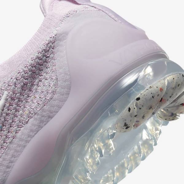 Scarpe Da Ginnastica Donna Nike Air VaporMax 2021 FK Rosa Chiaro Bianche Metal Argento Viola | NK046FDR