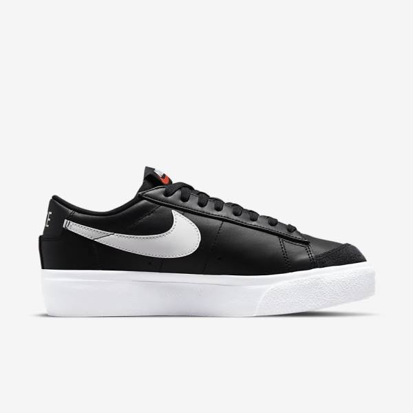 Scarpe Da Ginnastica Donna Nike Blazer Low Platform Nere | NK231ZJH