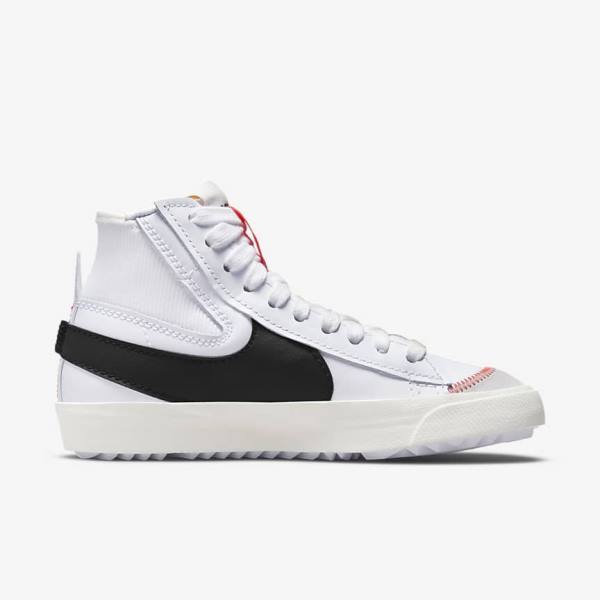 Scarpe Da Ginnastica Donna Nike Blazer Mid 77 Jumbo Bianche Nere | NK132UEL