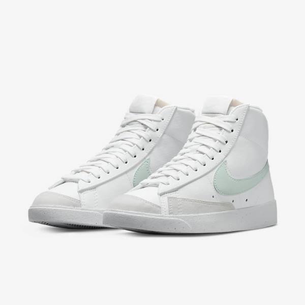 Scarpe Da Ginnastica Donna Nike Blazer Mid 77 Next Nature Bianche Verdi | NK819PAD