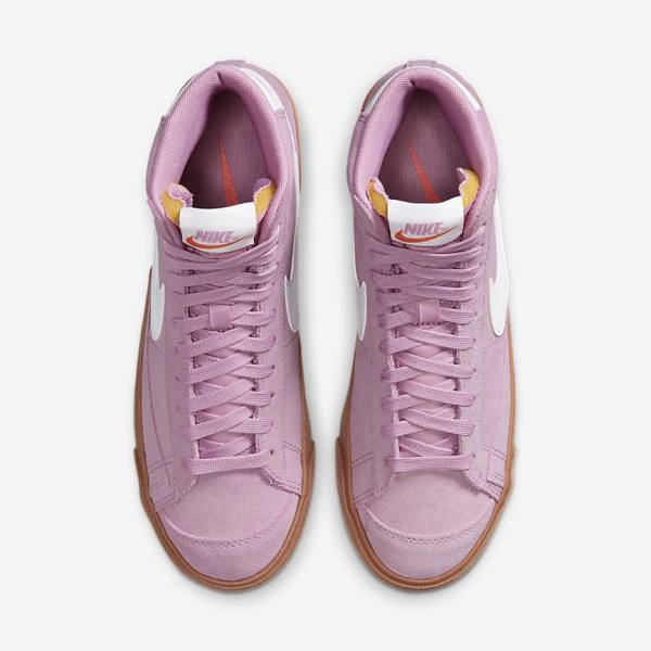 Scarpe Da Ginnastica Donna Nike Blazer Mid 77 Rosa Marroni Arancioni Bianche | NK839SPB