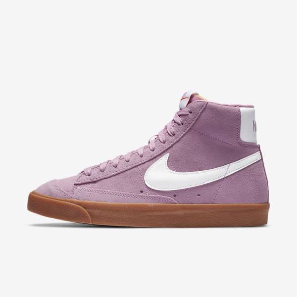 Scarpe Da Ginnastica Donna Nike Blazer Mid 77 Rosa Marroni Arancioni Bianche | NK839SPB