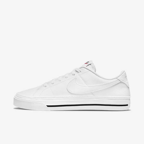 Scarpe Da Ginnastica Donna Nike Court Legacy Next Nature Bianche Nere Bianche | NK192BUR